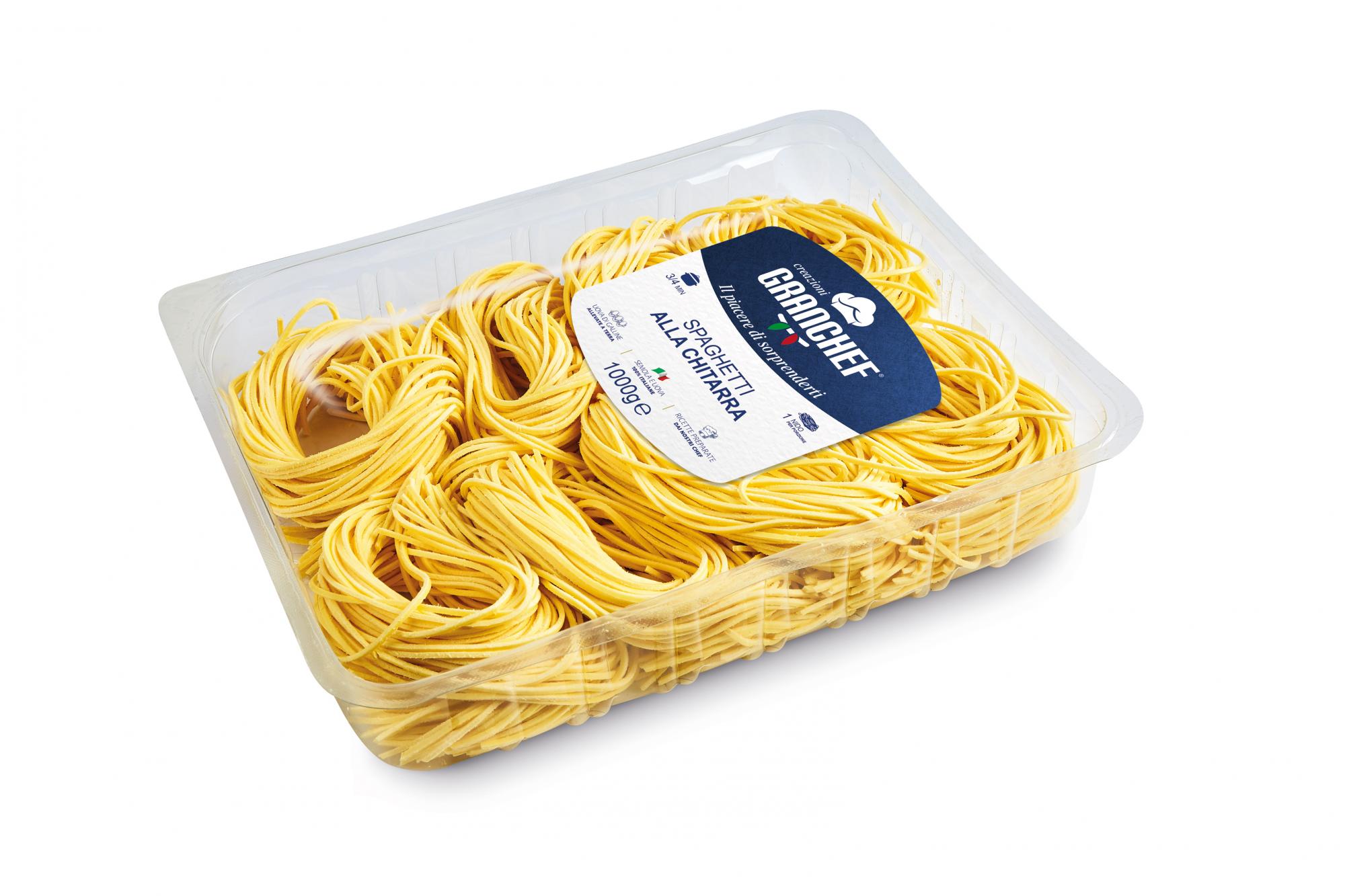 FONTANETO - Spaghetti alla chitarra MAP 1 kg - TMC 14 giorni -  3 minuti di cottura - 3 mm - in ATM