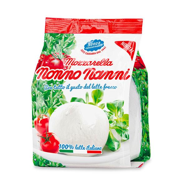 NONNO NANNI Mozzarella 125 g - latte vaccino - TMC 11 giorni