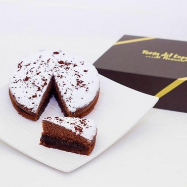 DOLCEZZE DEL PARCO Torta del Lupo con Rum e cioccolato gianduia 650 g - Ø 18cm - TMC 2 mesi