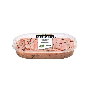 MEDUSA Carpaccio di salmone marinato - 1 Kg - TMC 35 giorni  1 kg