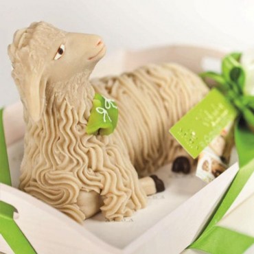 ALDA DOLCI TRADIZIONI Agnello in pasta di mandorle con Pistacchi 900 g - TMC 4 mesi