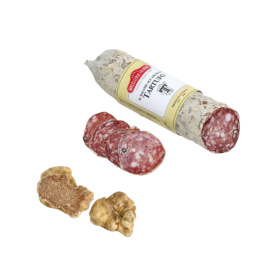 ANTICA MACELLERIA FALORNI Salame Magro al Tartufo Bianco 350 g – TMC 10 settimane – stagionato 1 mese