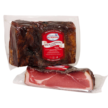 SALUMIFICIO VAL RENDENA Speck Campiglio 2,4 kg - stagionato 17 settimane - TMC 3 settimane