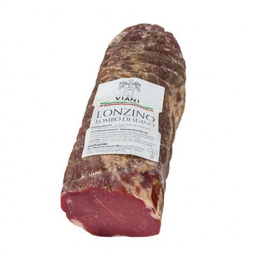 VIANI Lonzino stagionato - 1/1 pezzo, ca. 1,5 kg - TMC 11 settimane - SV  1,5 kg