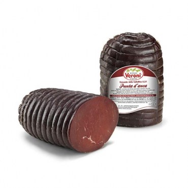 VERONI Bresaola della Valtellina IGP - 1/2 pezzo, circa 1,8 kg - punta d\'anca - SV  1,88 kg