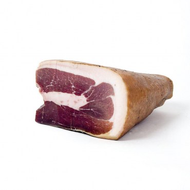 MACELLERIA FALORNI - Prosciutto Cinta Senese pressato - 1/1 pezzo, circa 6 kg - disossato, con cotenna e gambetto - stagionato 15 mesi - SV.