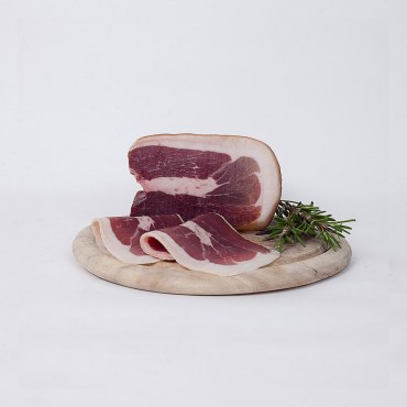 MACELLERIA FALORNI - Prosciutto Cinta Senese pressato - 1/1 pezzo, circa 6 kg - disossato, con cotenna e gambetto - stagionato 15 mesi - SV.