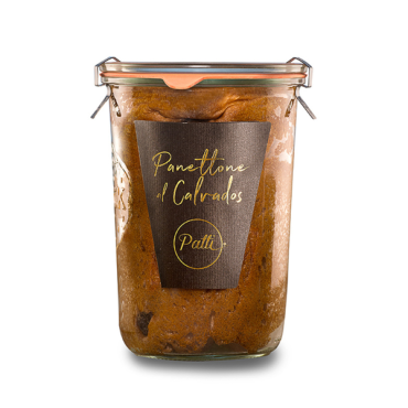PANIFICIO PATTI Panettone in vaso Uvetta e Calvados 250 g - TMC 5 settimane