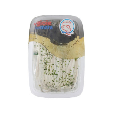 ALICE LE GIOIE DEL MARE Filetti di alici marinate 150 g - TMC 3 mesi