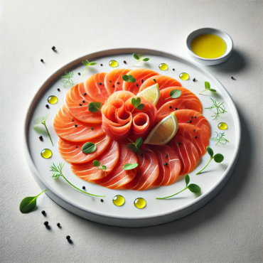 ALICE LE GIOIE DEL MARE Carpaccio di salmone marinato 150 gr - TMC 3 mesi
