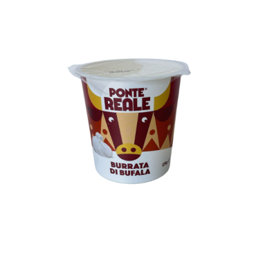 PONTE REALE Burrata di bufala Campana DOP 125 g - TMC 12 giorni