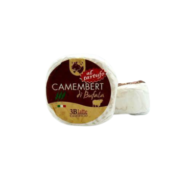 3B LATTE Camembert di Bufala al tartufo 150 g – TMC 14 giorni – stagionato 2 settimane