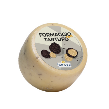 BUSTI Formaggio con tartufo 1 kg – TMC 3 mesi – stagionato 5 settimane