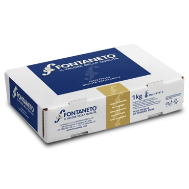 FONTANETO Ravioli Caramella ripieno ricotta, Grana Padano e spinaci TMC 10 giorni – 5/6 minuti di cottura 77~ x 13 g = 1 kg