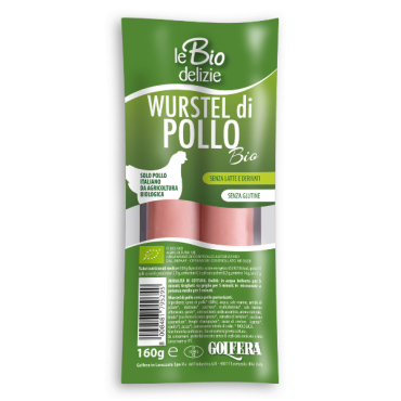 BIO DELIZIE Wurstel di Pollo bio 2x80 gr = 160 gr - TMC 3 settimane