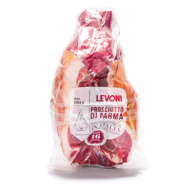 LEVONI Prosciutto crudo di Parma DOP disossato Addobbo 7 kg - TMC 2 mesi - stagionato 16 mesi