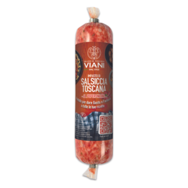 SALUMIFICIO VIANI Impasto salsiccia fresca toscana al peperoncino - 250g - TMC 28 giorni - SV