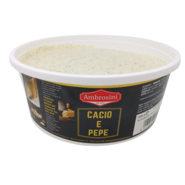 AMBROSINI - Salsa Cacio e Pepe 1,5 kg - TMC 28 giorni