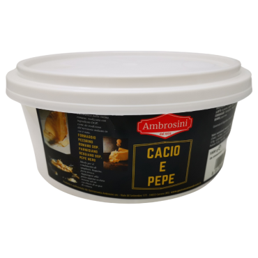 AMBROSINI - Salsa Cacio e Pepe 1,5 kg - TMC 28 giorni