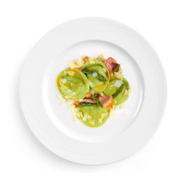 FONTANETO Ravioli Delizia ripieno asparagi 4 x 500 g (21~ x 23 g = 500 g) TMC 3 settimane - 5/6 minuti di cottura