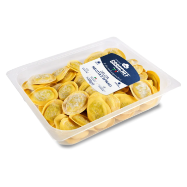 FONTANETO Ravioli Delizia ripieno ricotta e spinaci MAP (63~ x 16 g = 1 kg) TMC 14 giorni - 5 minuti di cottura