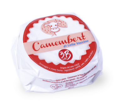 3B LATTE Camembert di vacca - latte vaccino - 1/1 pezzo, ca. 250g - TMC 2 settimane